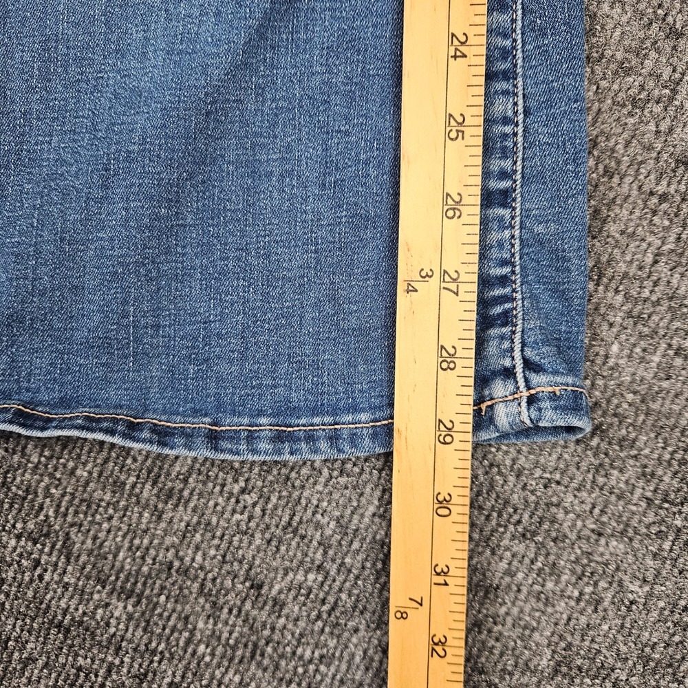 American Eagle Curvy Super High Rise Flare Jeans Women's 10 SHORT Stretch - Picture 6 of 11